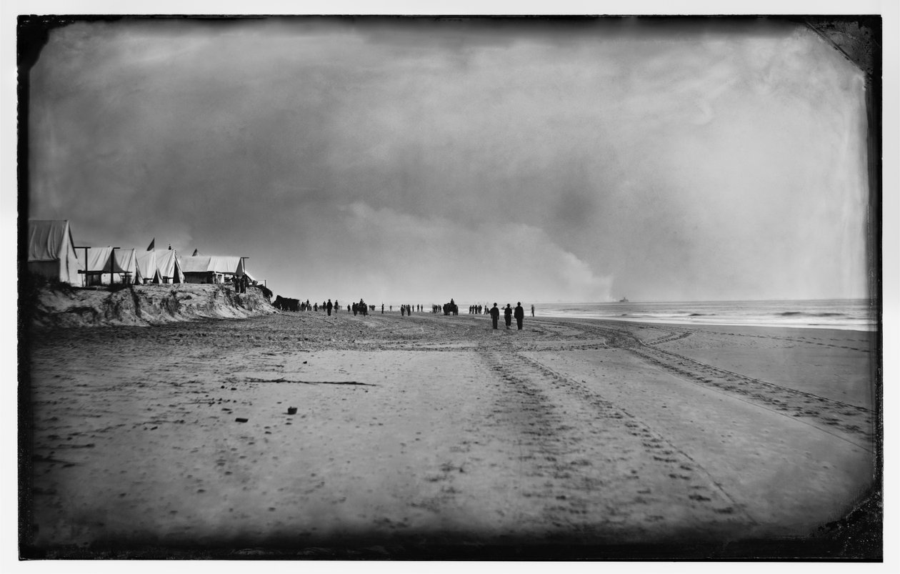 New Ironsides gegen Fort Wagner, September 1863 von Haas and Peale