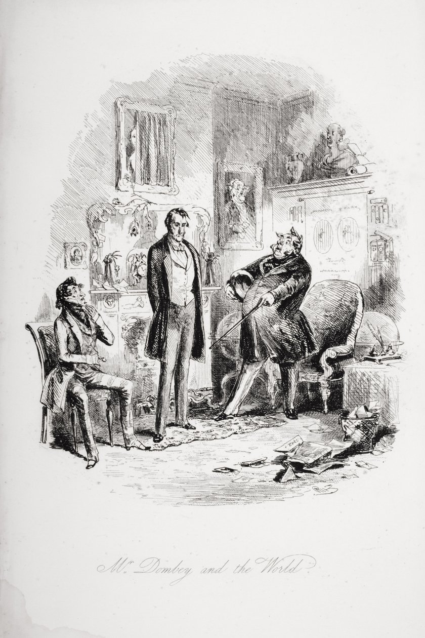 Mr. Dombey und die Welt, Illustration aus 