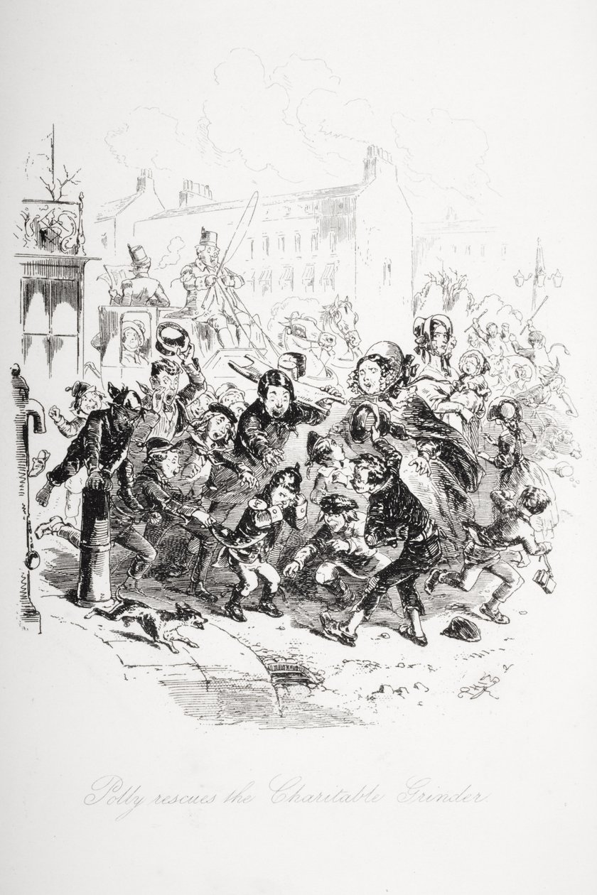Polly rettet den Wohltätigen Schleifer, Illustration aus 