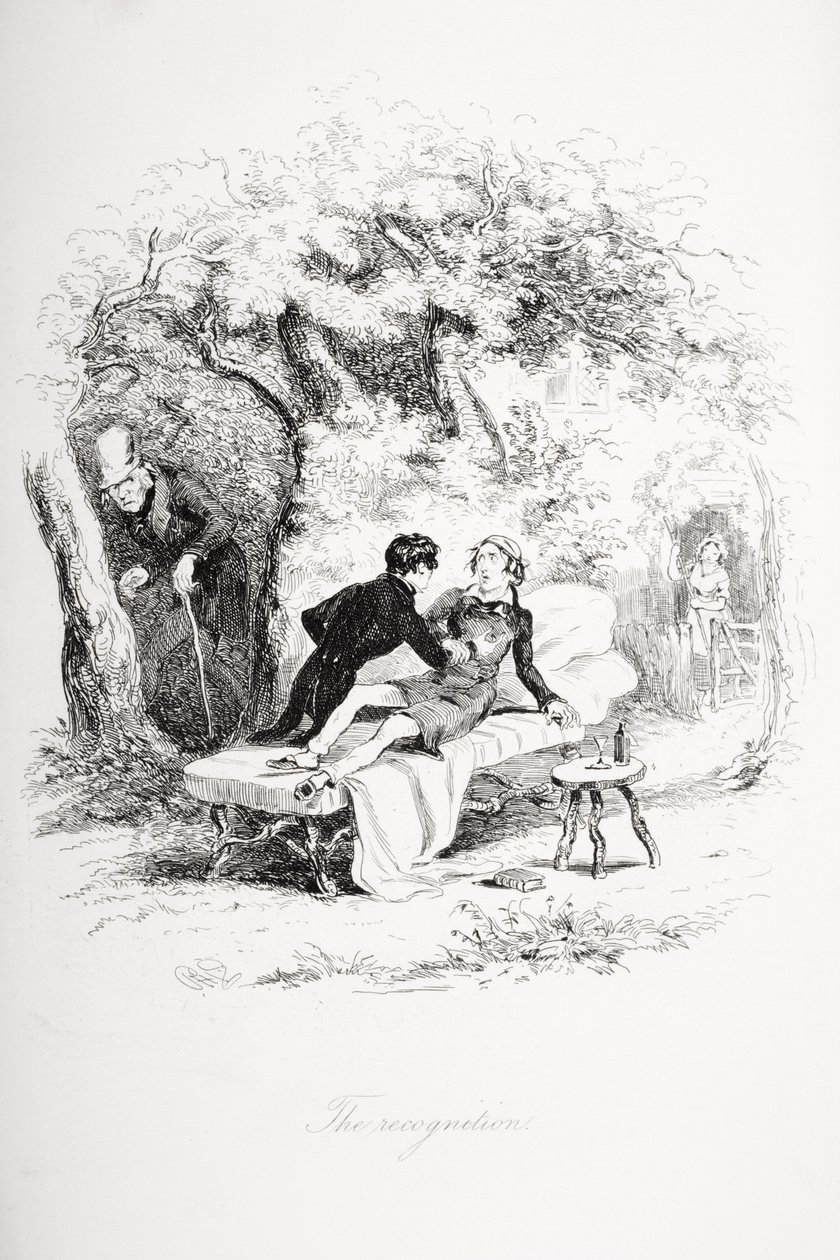 Die Erkennung, Illustration aus 