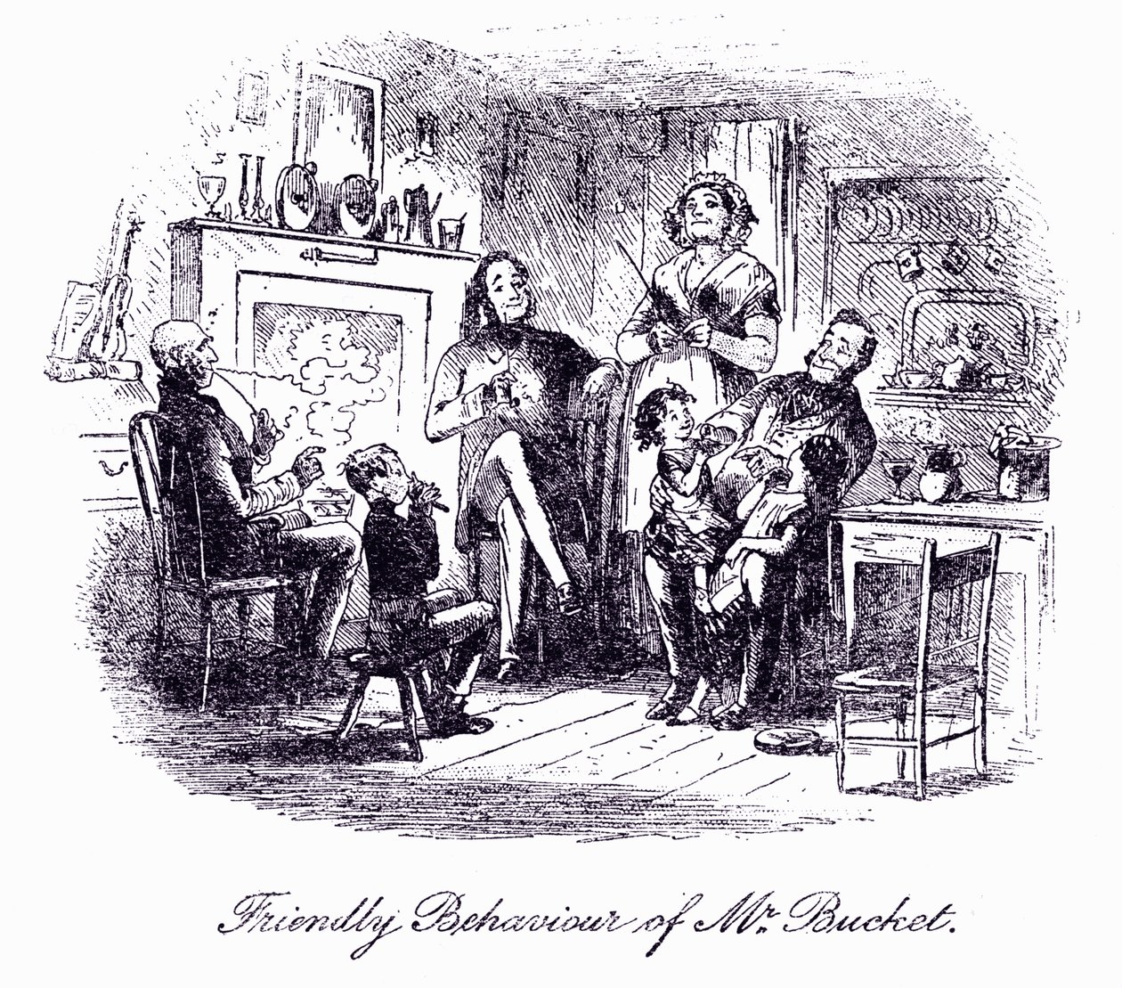 Bleak House von Hablot Knight Browne