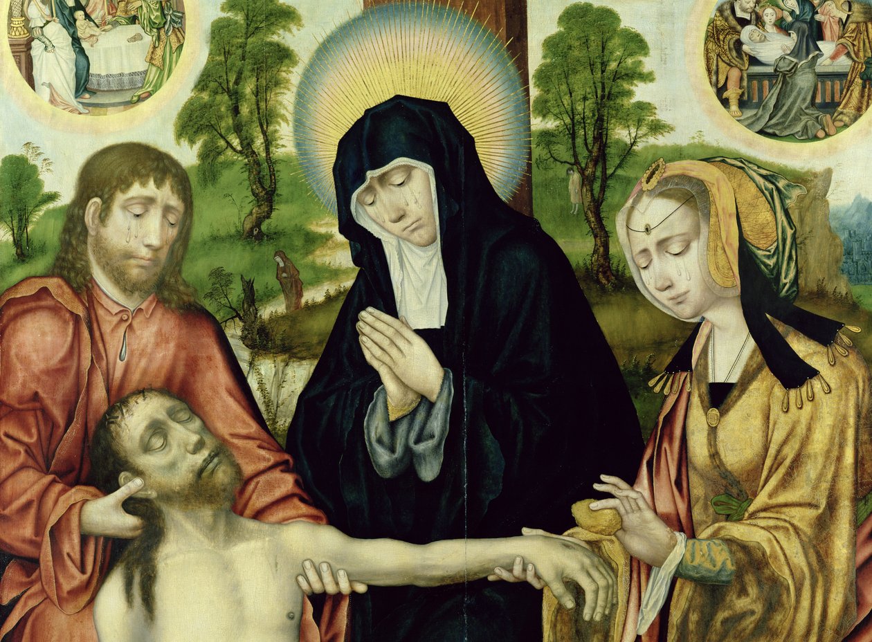 Die Beweinung Christi, ca. 1520 von Hamburg Master
