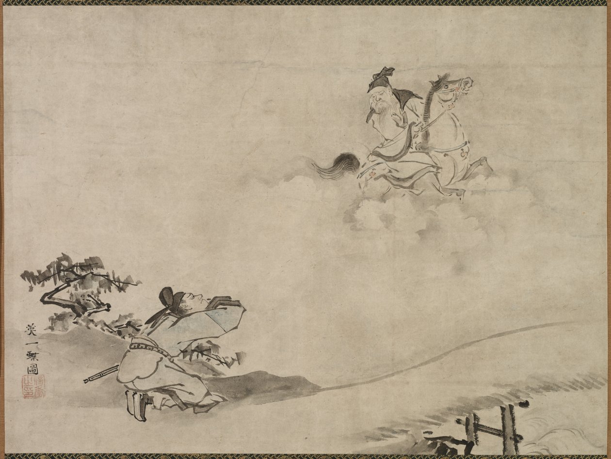 Daoistischer Unsterblicher, 1615-1868 von Hanabusa Itcho