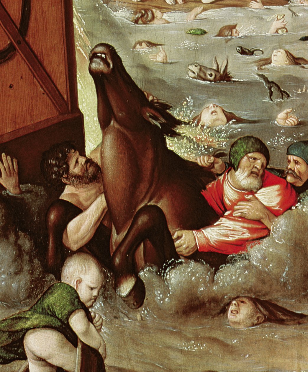 Die Sintflut, 1516 (Detail) von Hans Baldung Grien