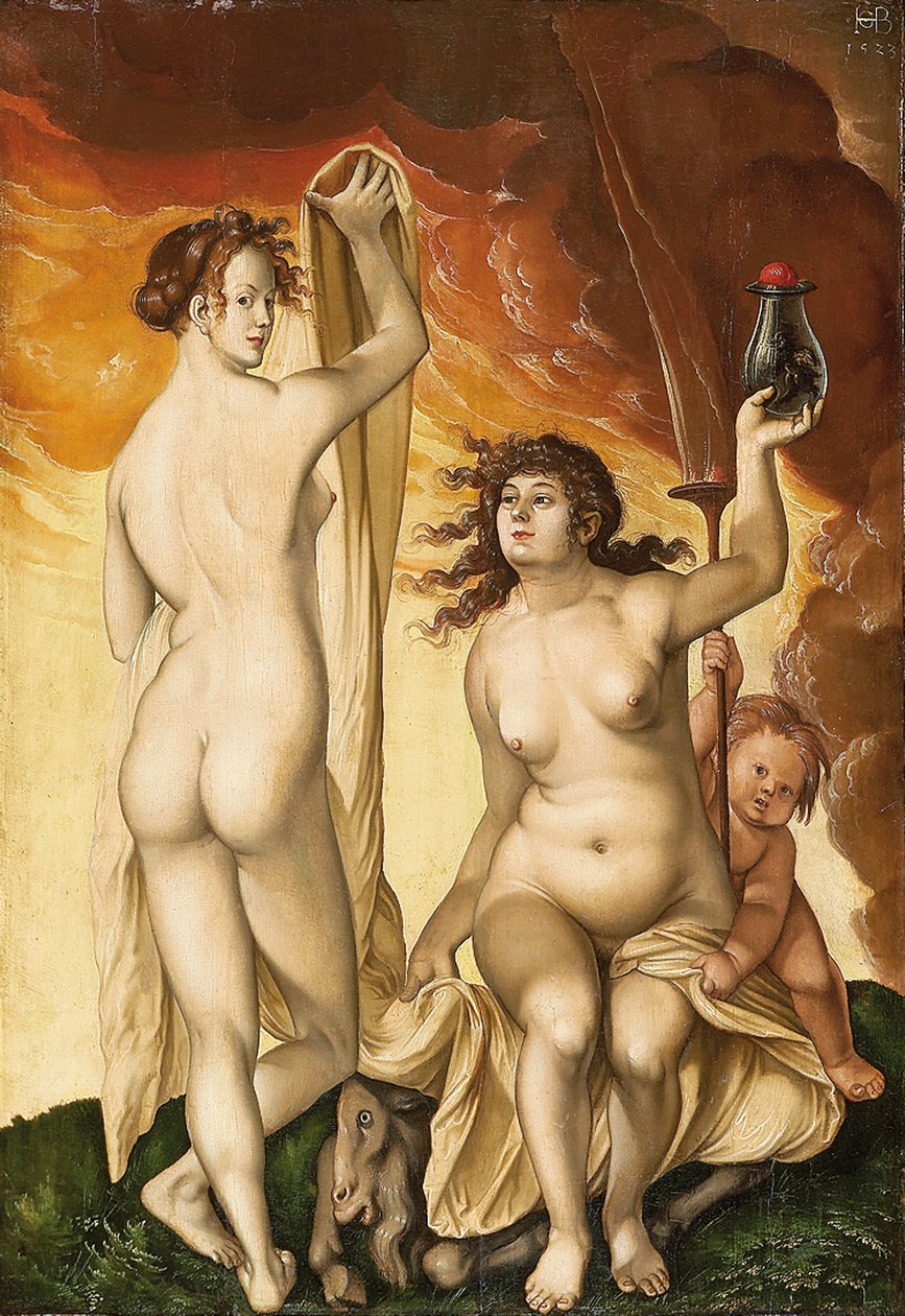 Zwei Hexen von Hans Baldung Grien