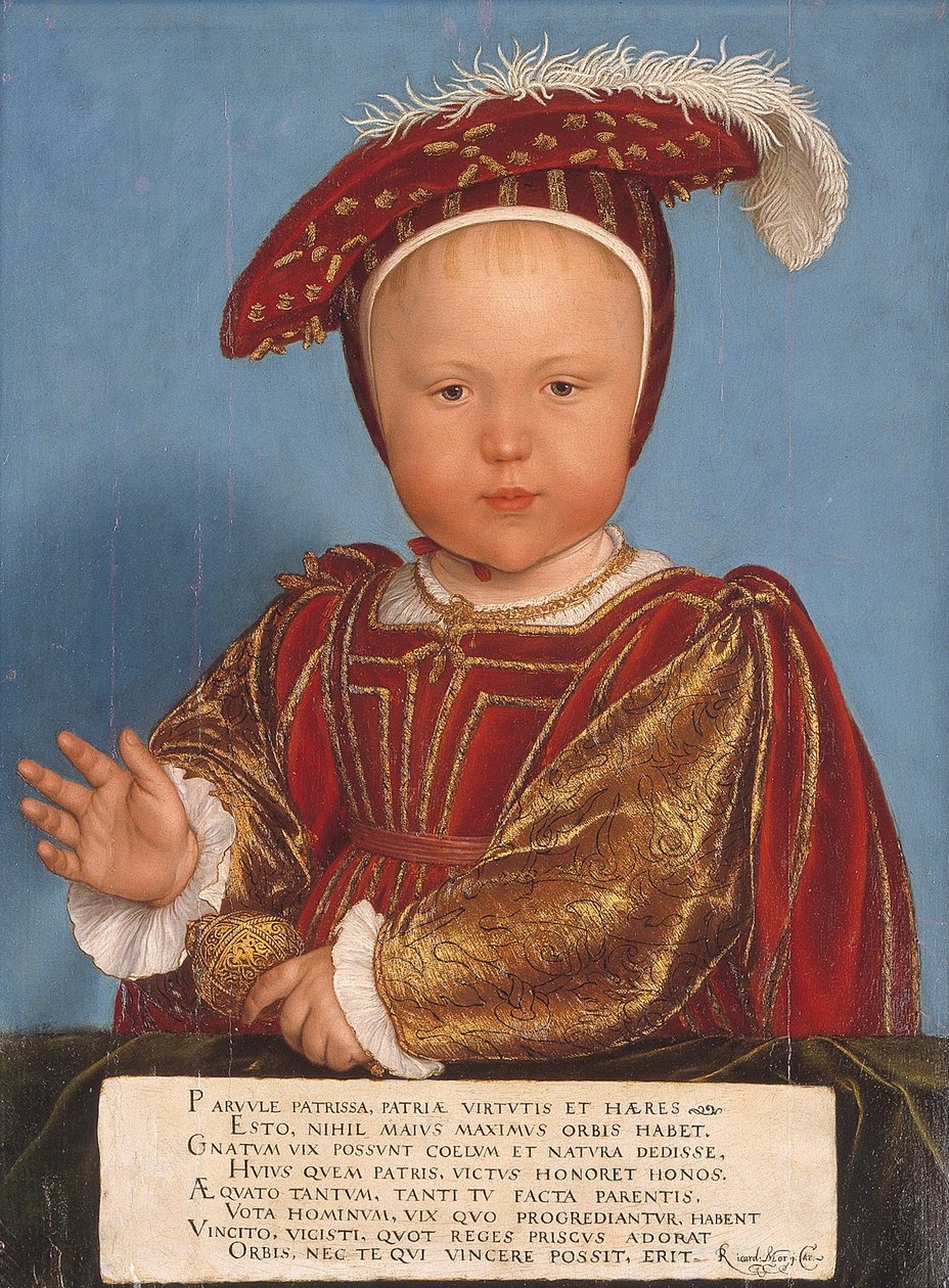 Edward, Prinz von Wales, später König Edward VI. von Hans Holbein der Jüngere