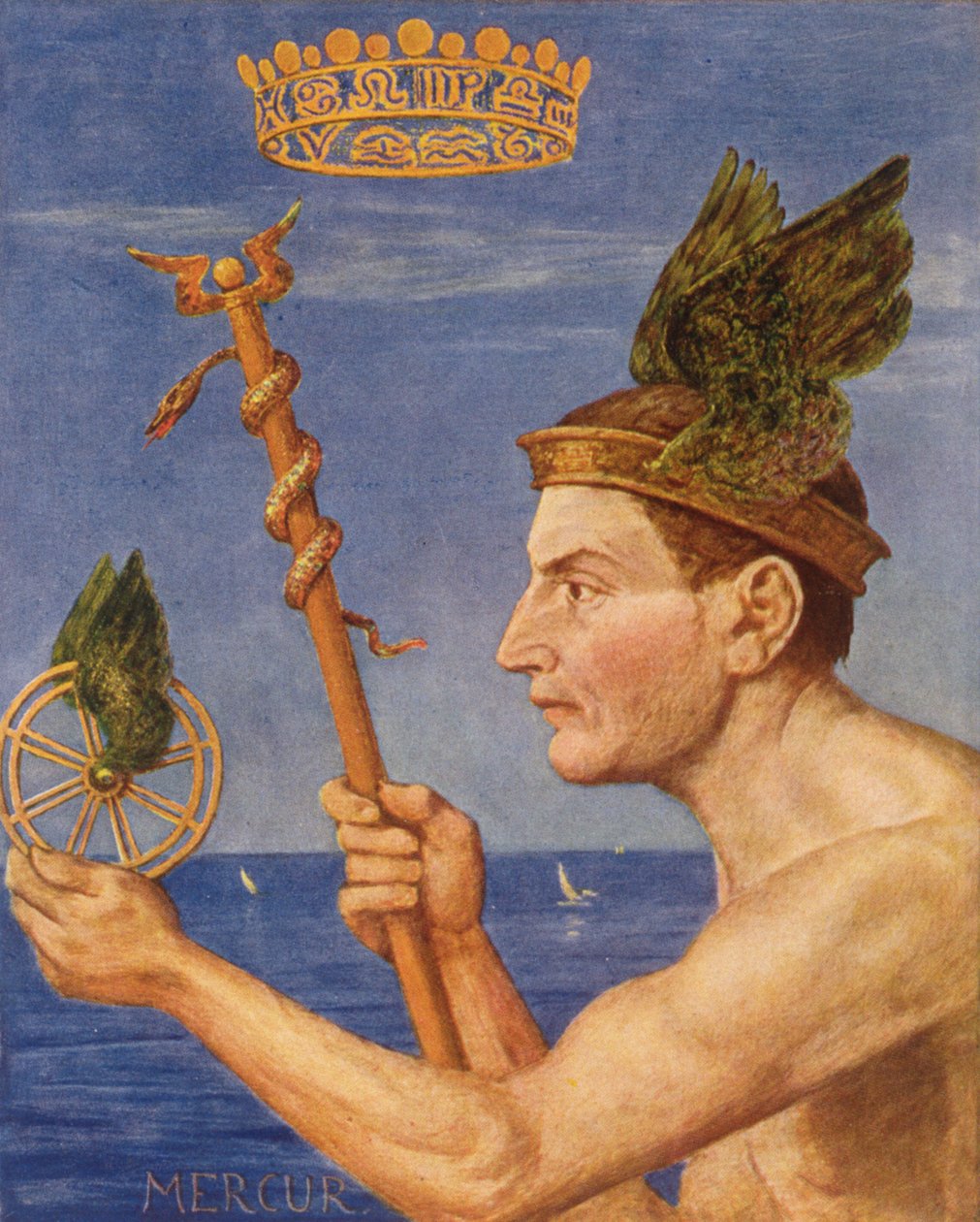 Merkur, Illustration aus 