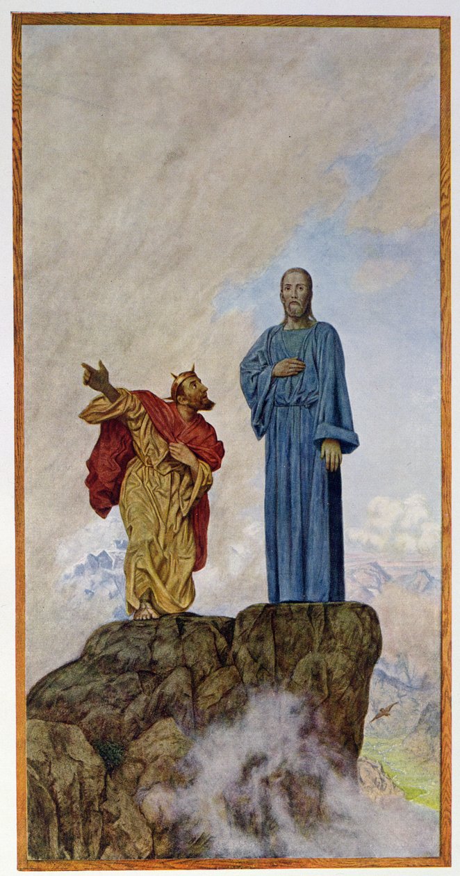 Die Versuchung Christi, Illustration aus 