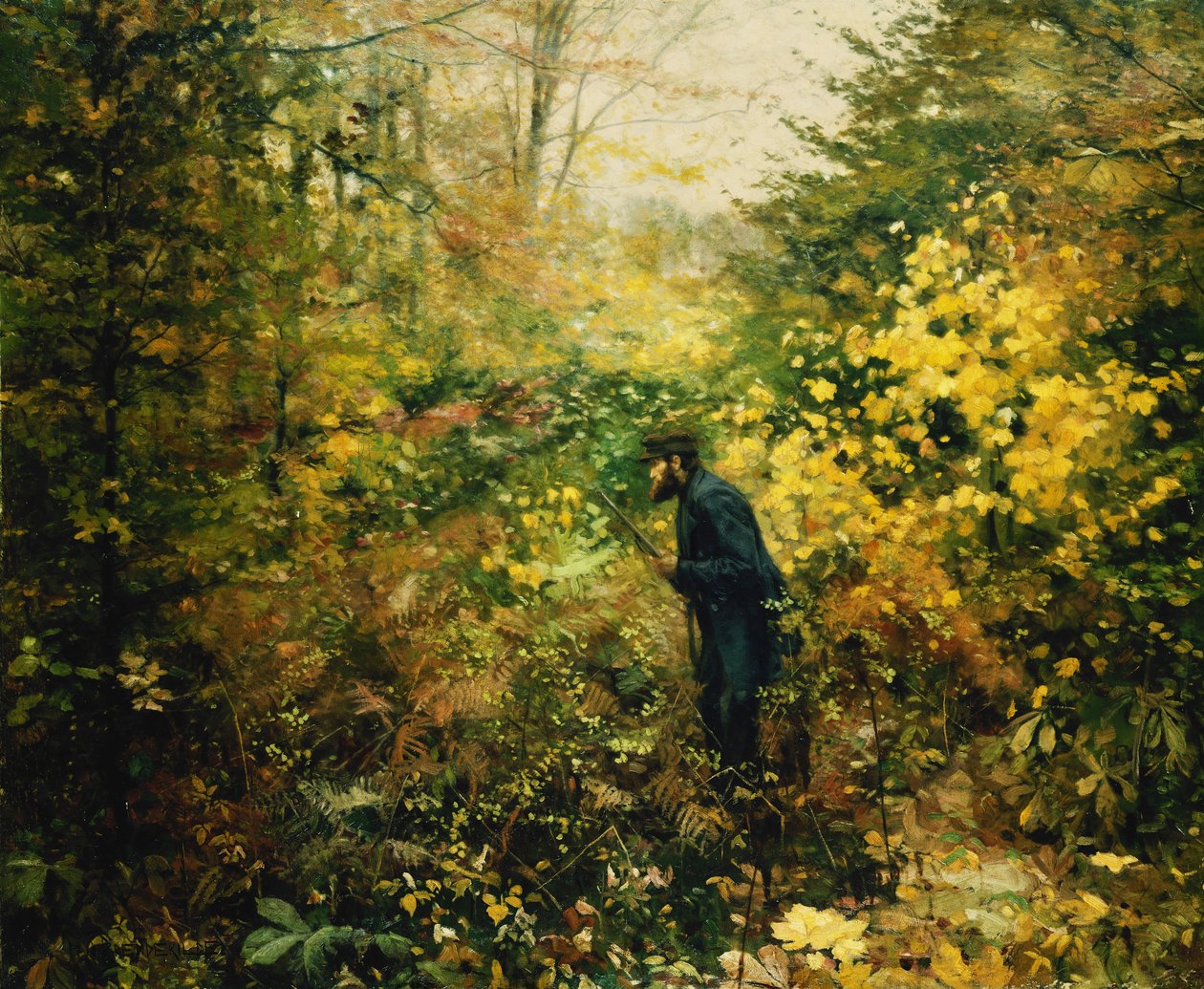 Der Jäger, 1887 von Hans Andersen Brendekilde