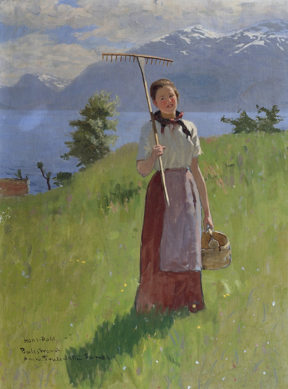 Anne Trulsdatter Sande, Balestrand von Hans Dahl