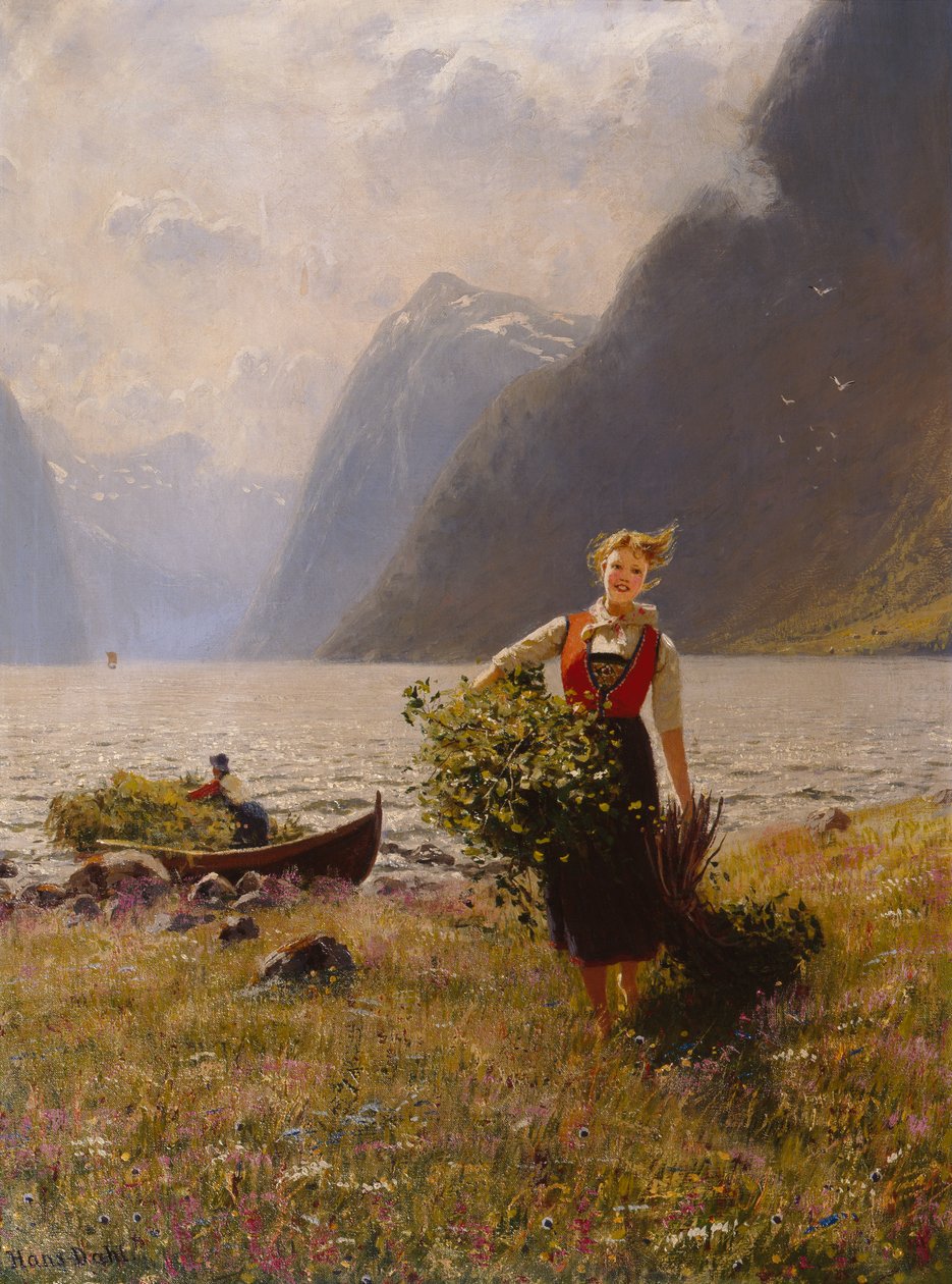 Melkerin und Blattbunt von Hans Dahl