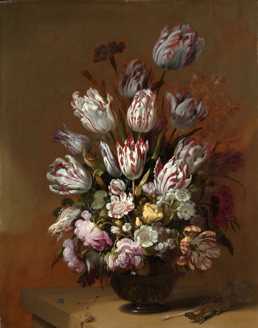Stillleben mit Blumen, 1639 von Hans Gillisz. Bollongier