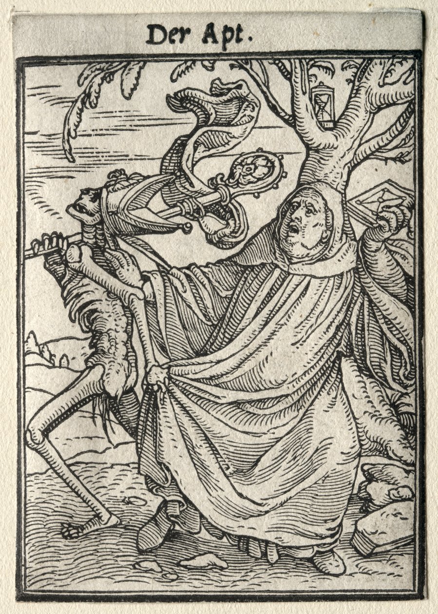 Totentanz: Der Abt von Hans Holbein