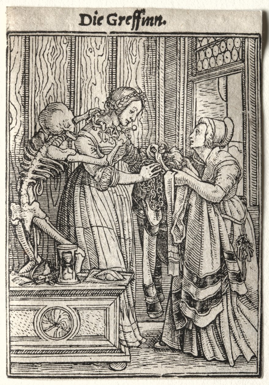 Totentanz: Die Gräfin von Hans Holbein