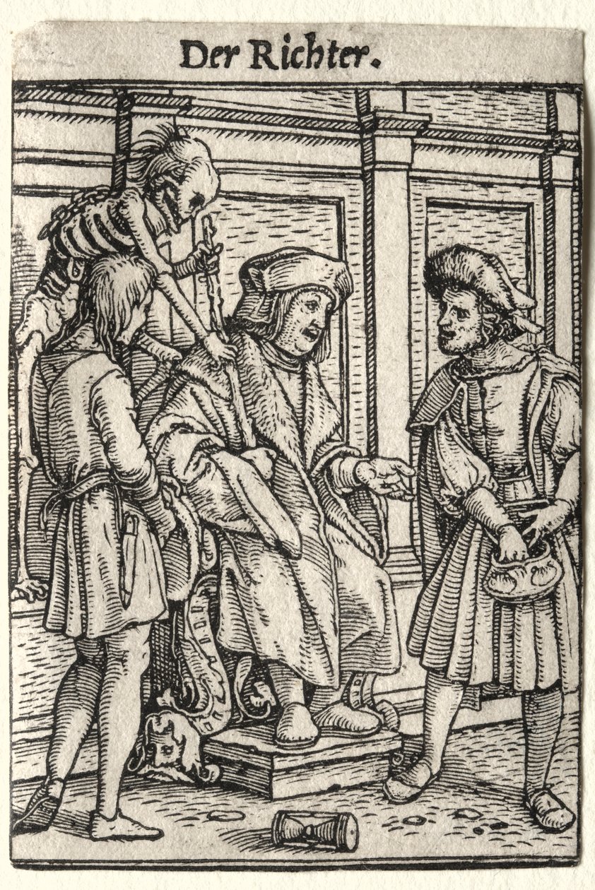 Totentanz: Der Richter von Hans Holbein