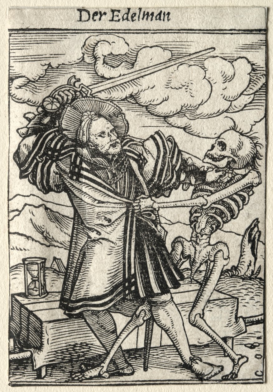 Totentanz: Der Edelmann von Hans Holbein