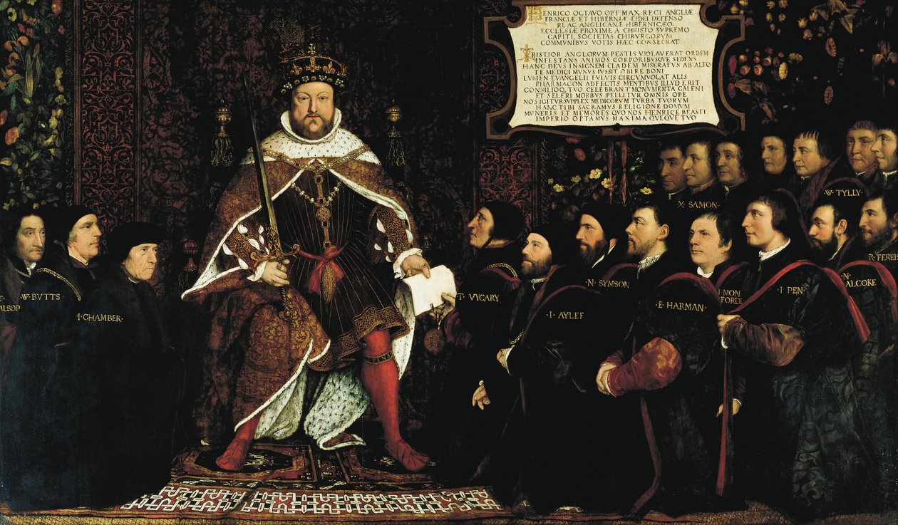 Heinrich VIII. und die Barbiers von Hans Holbein der Jüngere