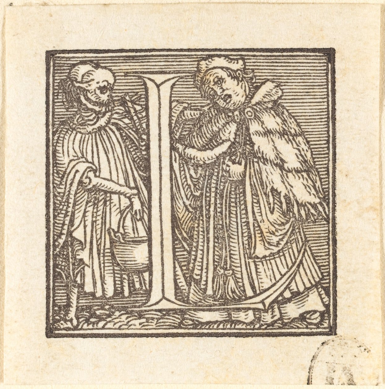 Buchstabe L von Hans Holbein der Jüngere