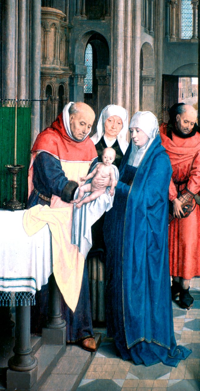 Triptychon von Jan Florain, Detail, 1479 von Hans Memling
