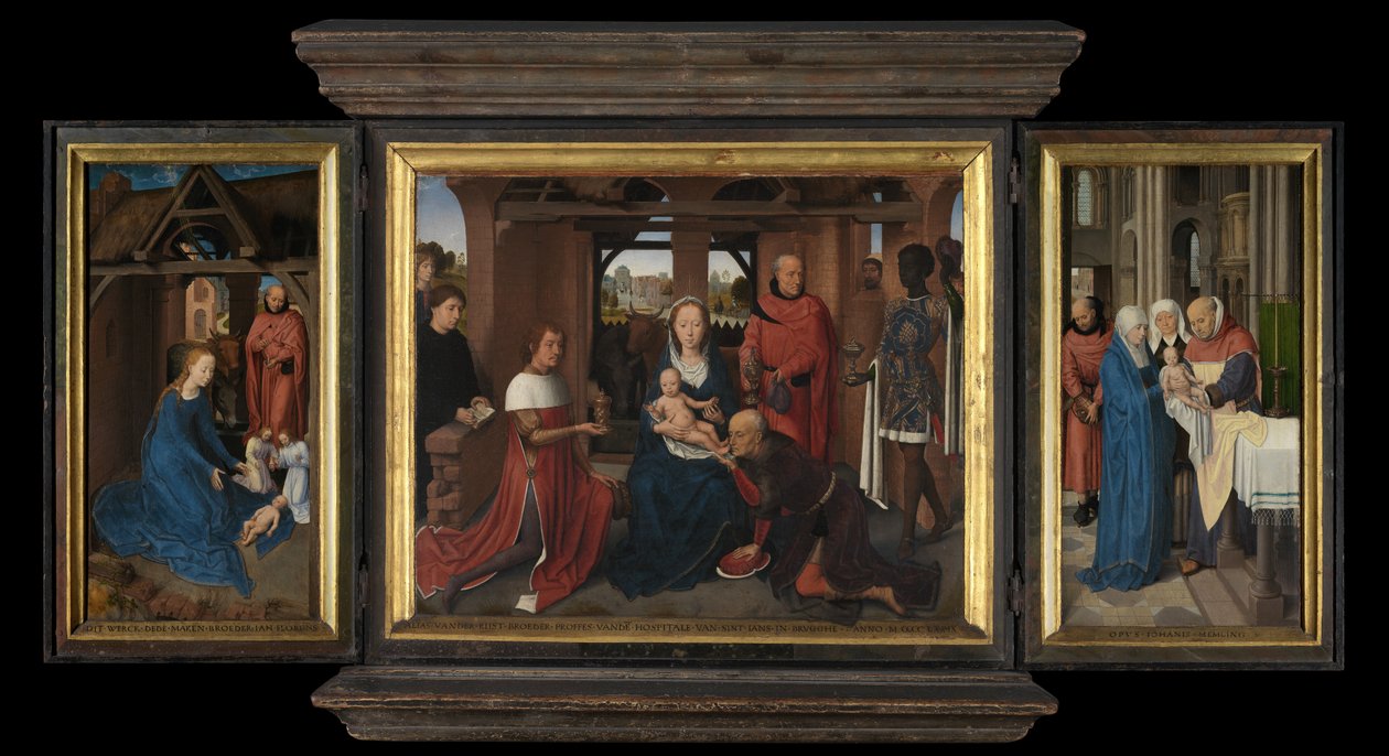 Triptychon von Jan Floreins von Hans Memling