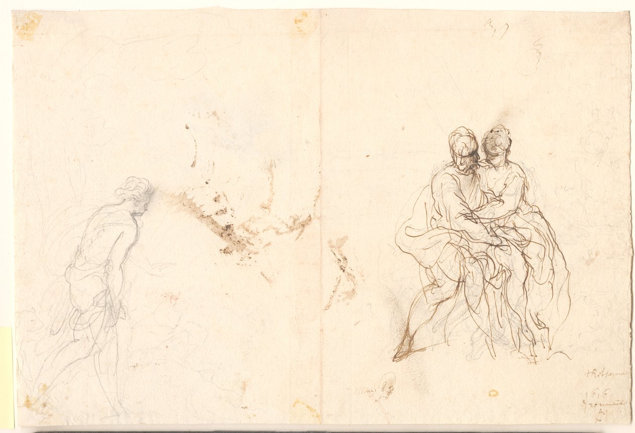 Studie verschiedener Figuren von Hans Rottenhammer