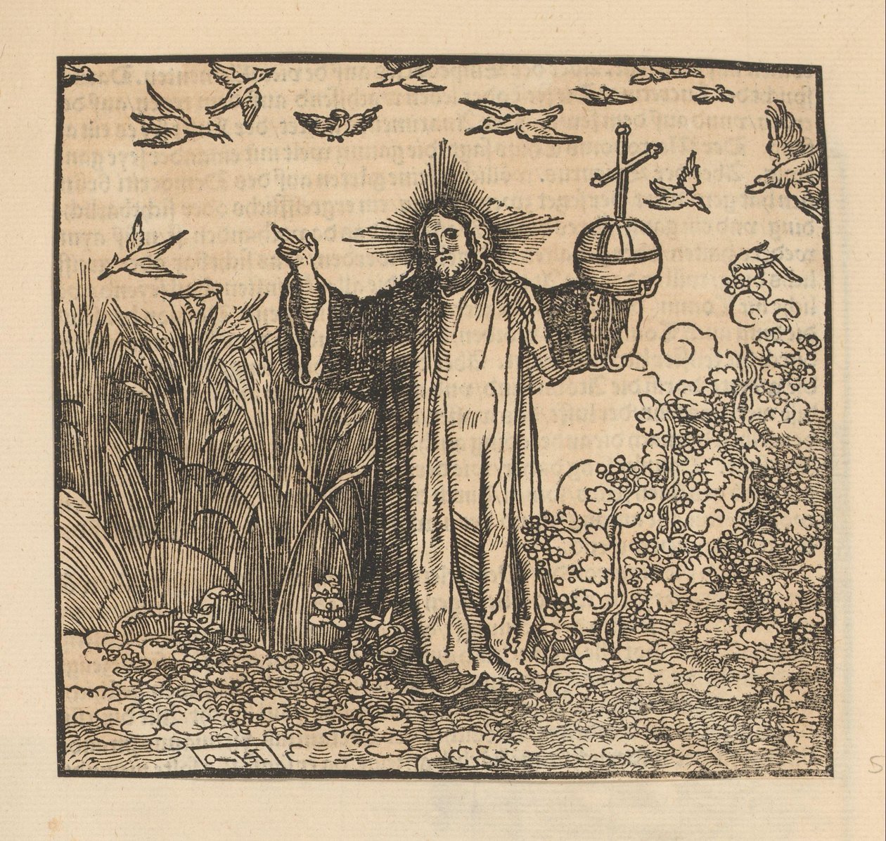 Christus als Salvator Mundi von Hans Schäufelein (possibly)