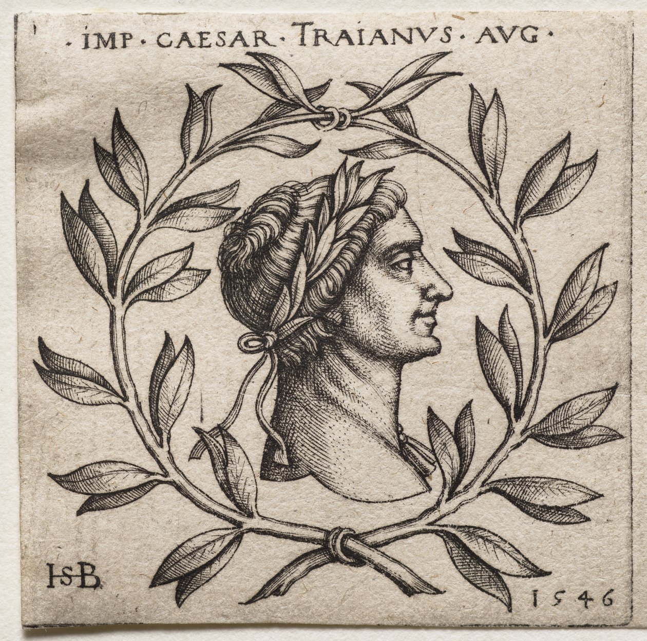 Büste von Kaiser Trajan von Hans Sebald Beham