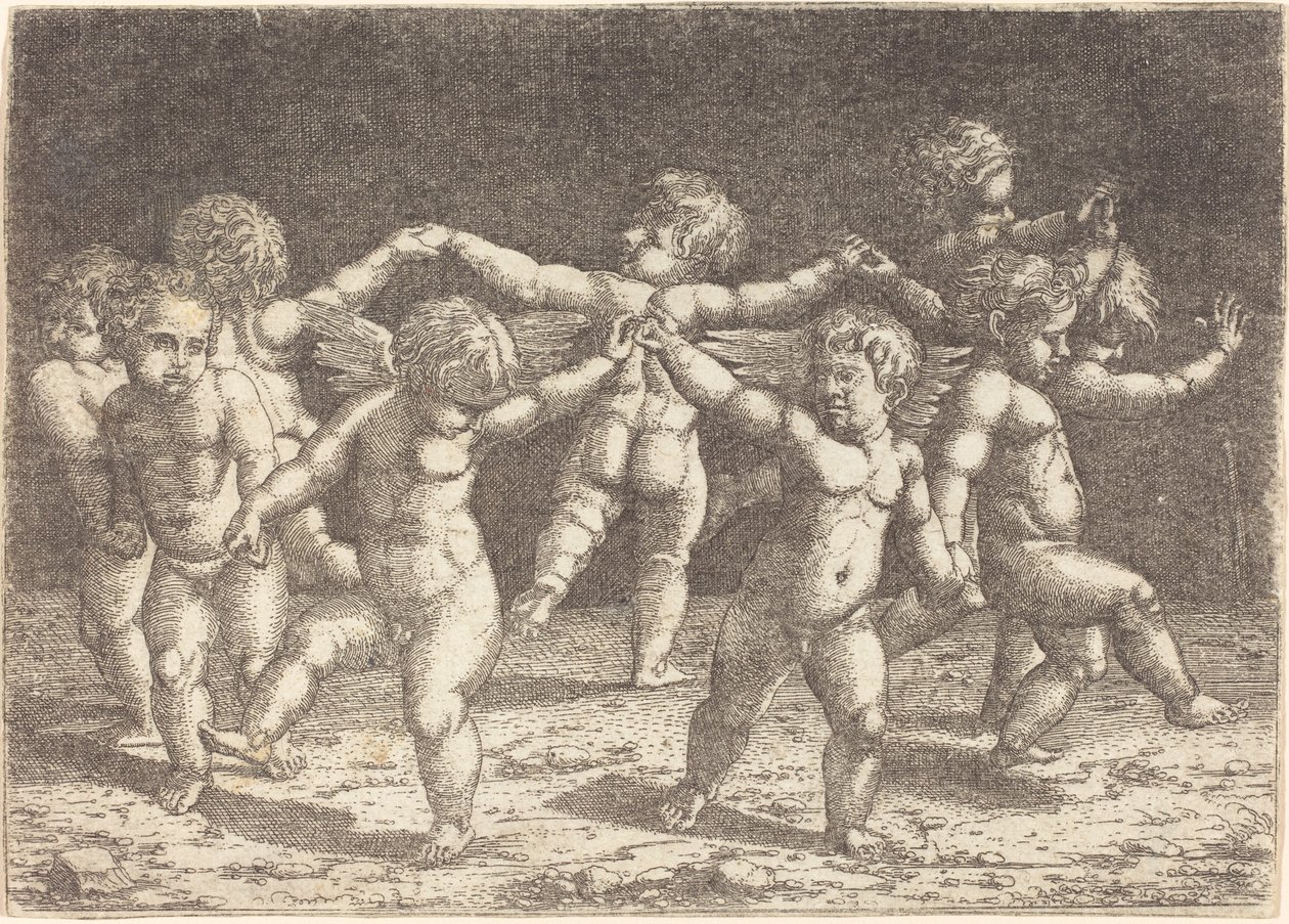 Tanz der Liebesgötter von Hans Sebald Beham