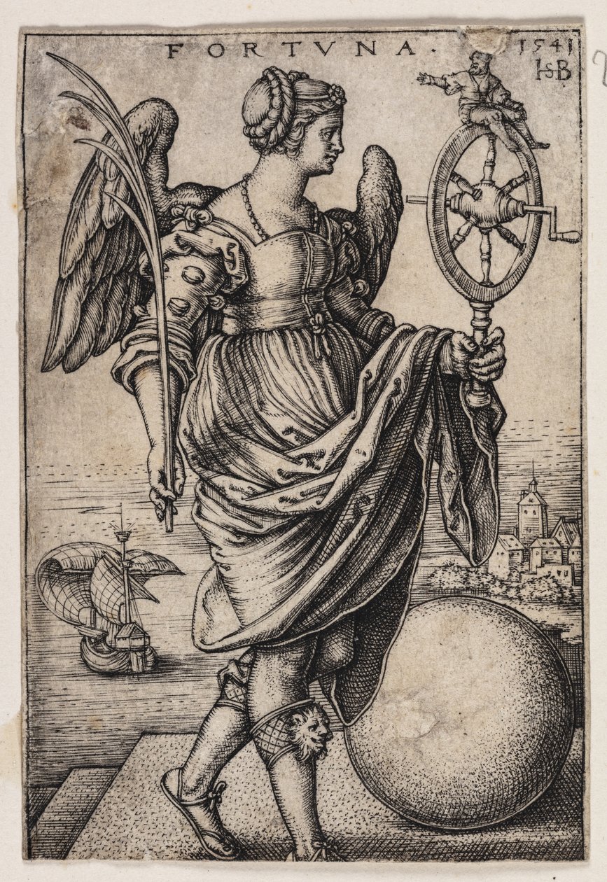 Glück (Fortuna) von Hans Sebald Beham