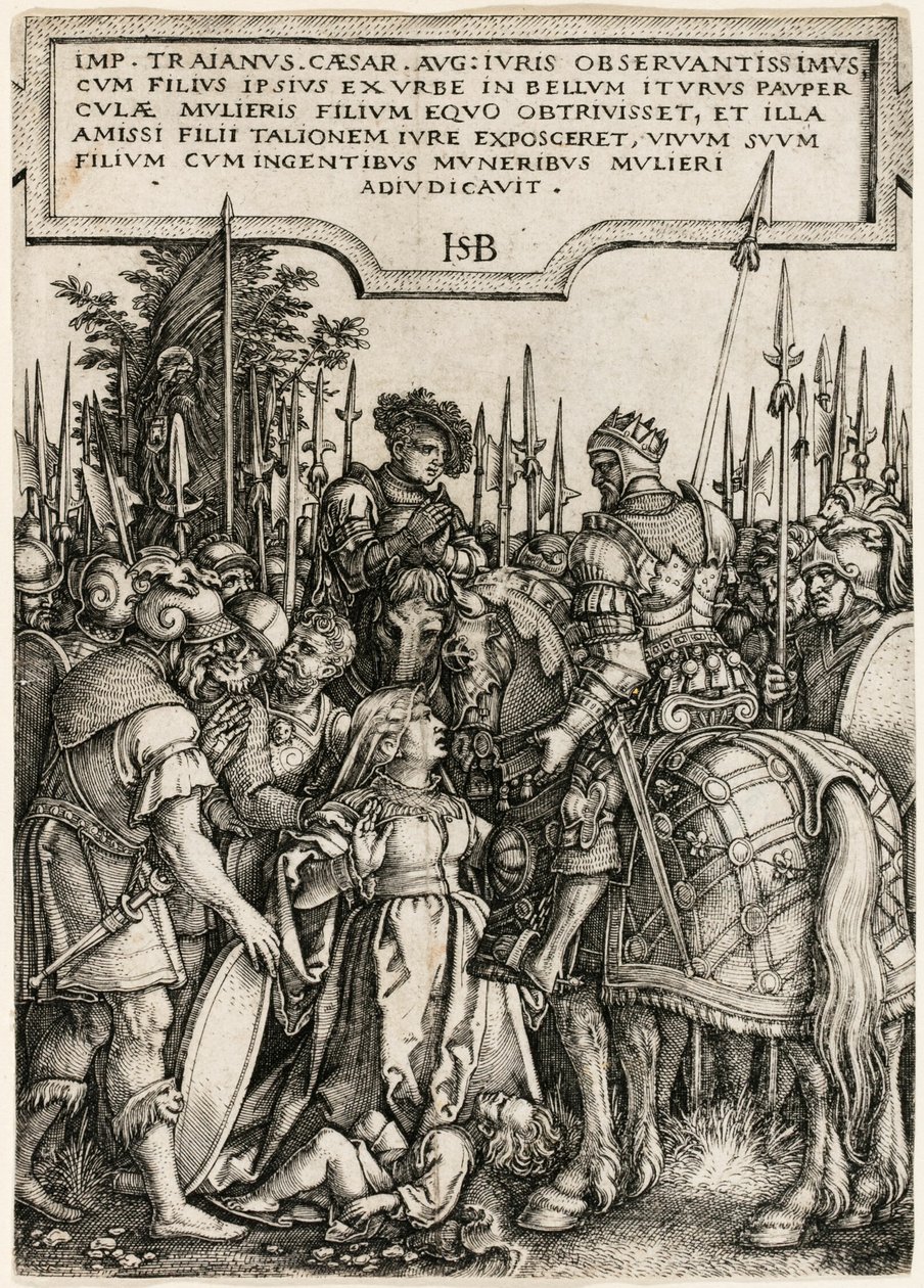 Trajans Gerechtigkeit von Hans Sebald Beham