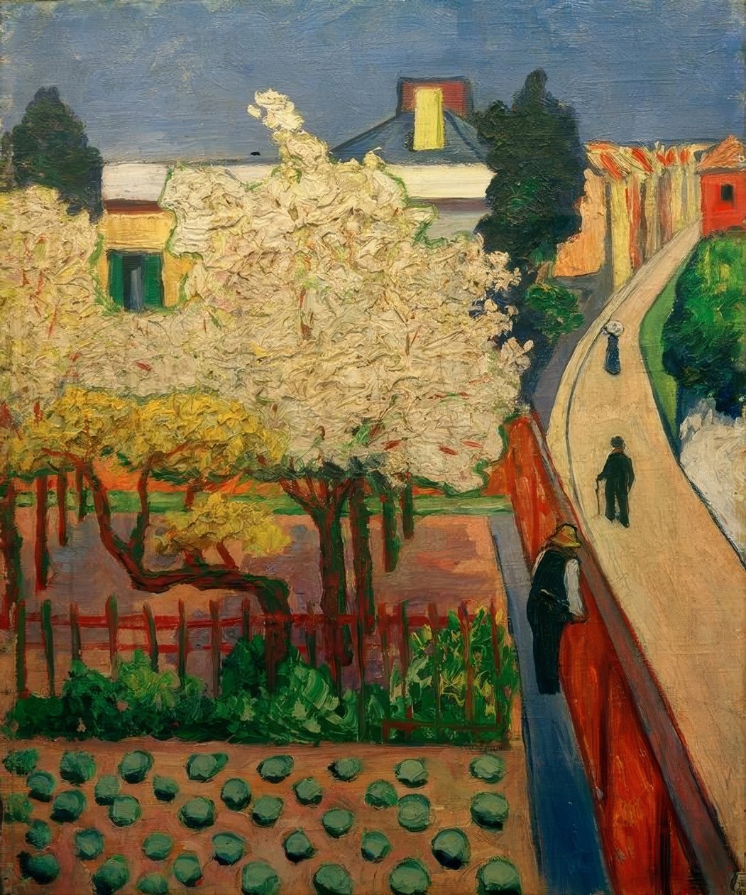 Blühende Obstbäume (Endenich) von Hans Thuar