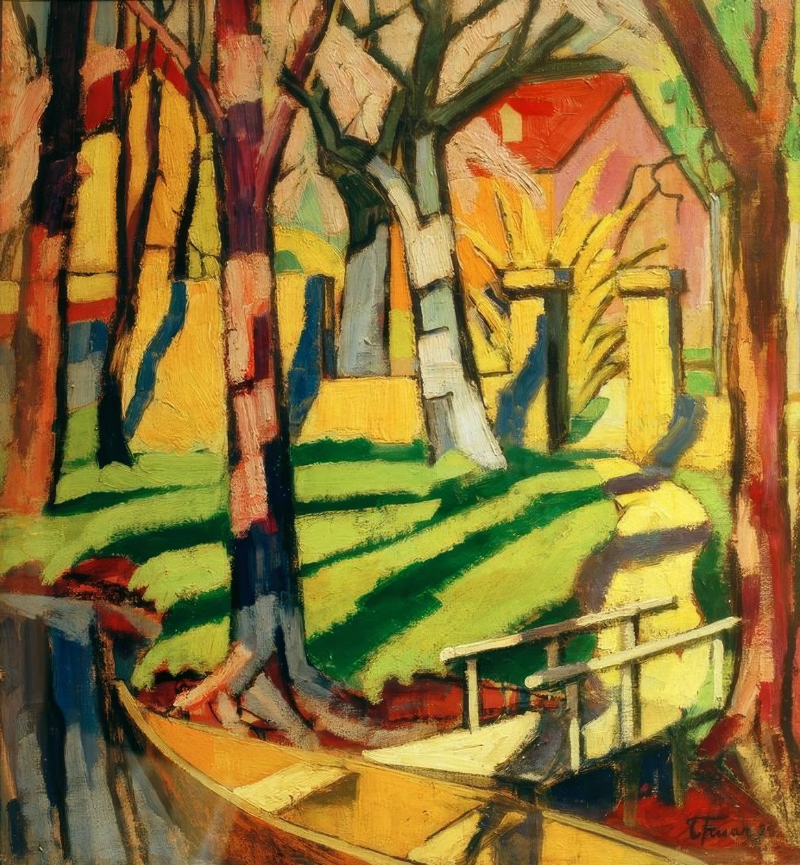 Haus am Kanal von Hans Thuar