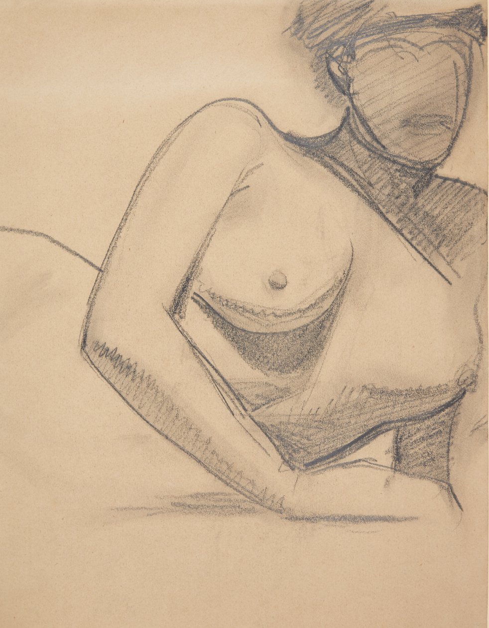 Liegendes weibliches Modell von Harald Giersing