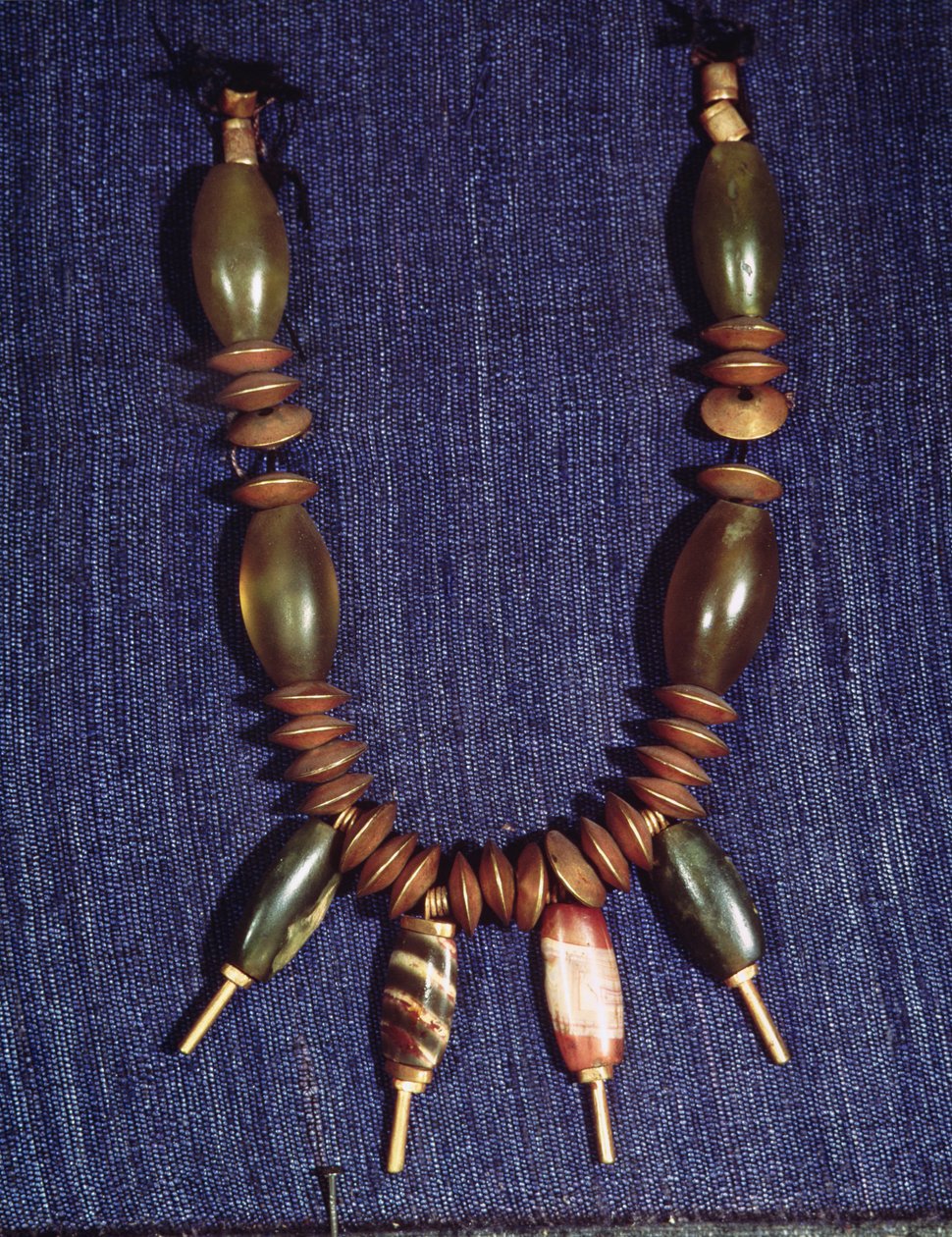 Halskette, aus Mohenjo-Daro, Industal, Pakistan von Harappan