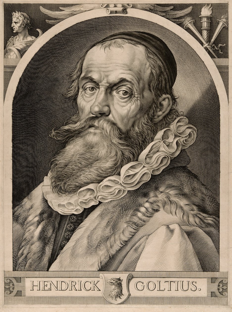 Porträt von Hendrick Goltzius von Harmen Jansz. Muller