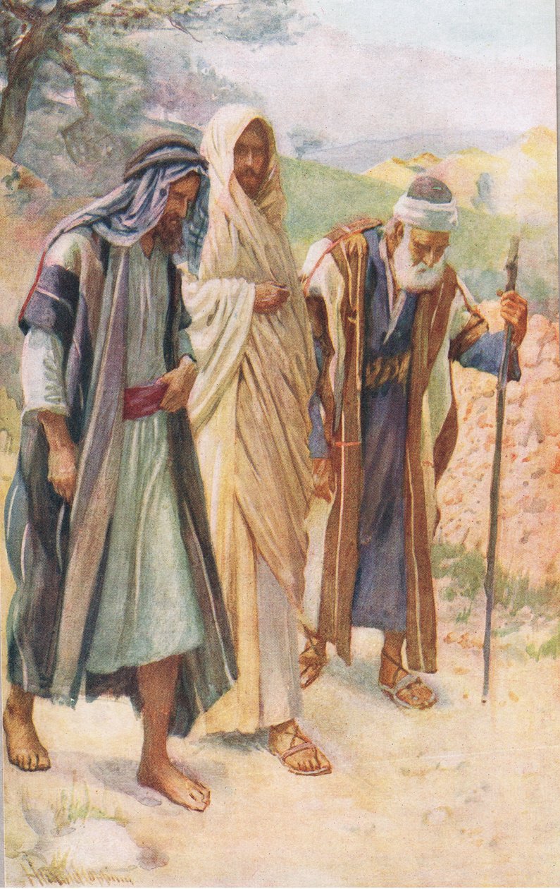 Der Gang nach Emmaus von Harold Copping