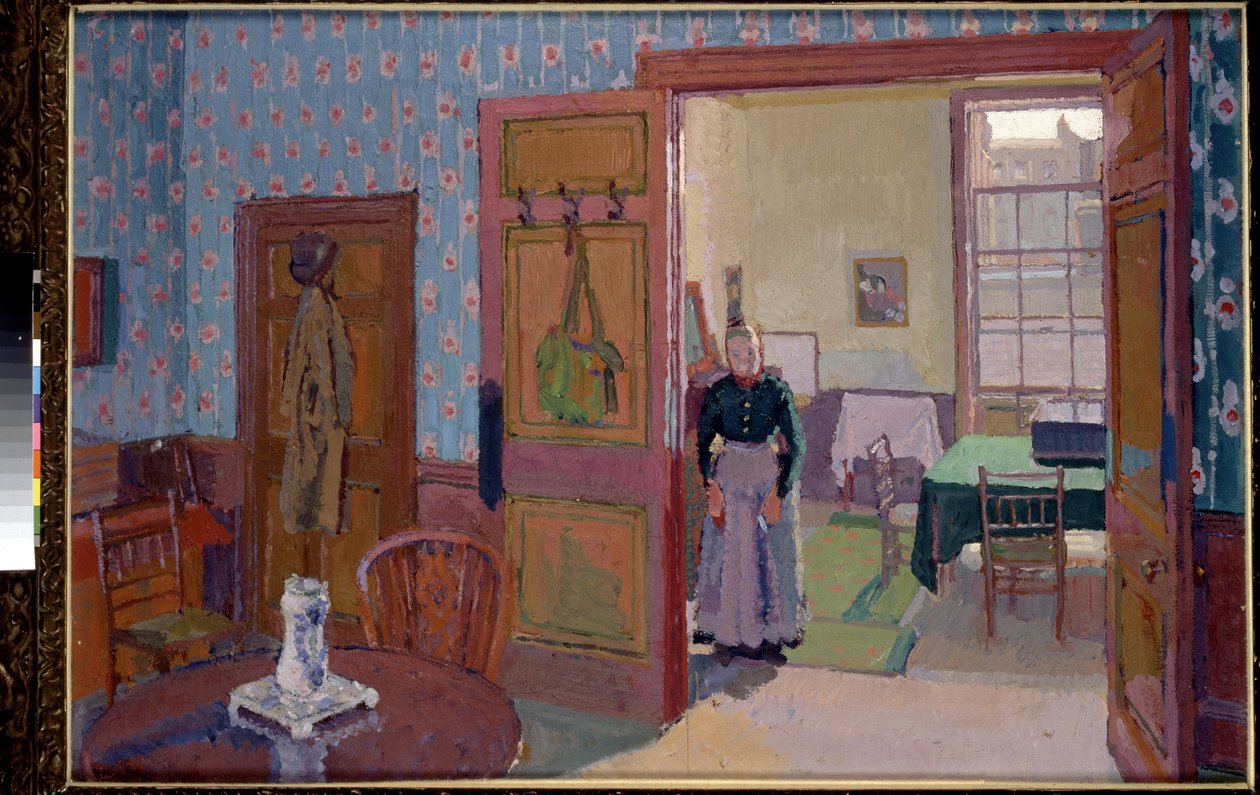 Innenraum mit Mrs. Mounter, 19. Jahrhundert von Harold Gilman
