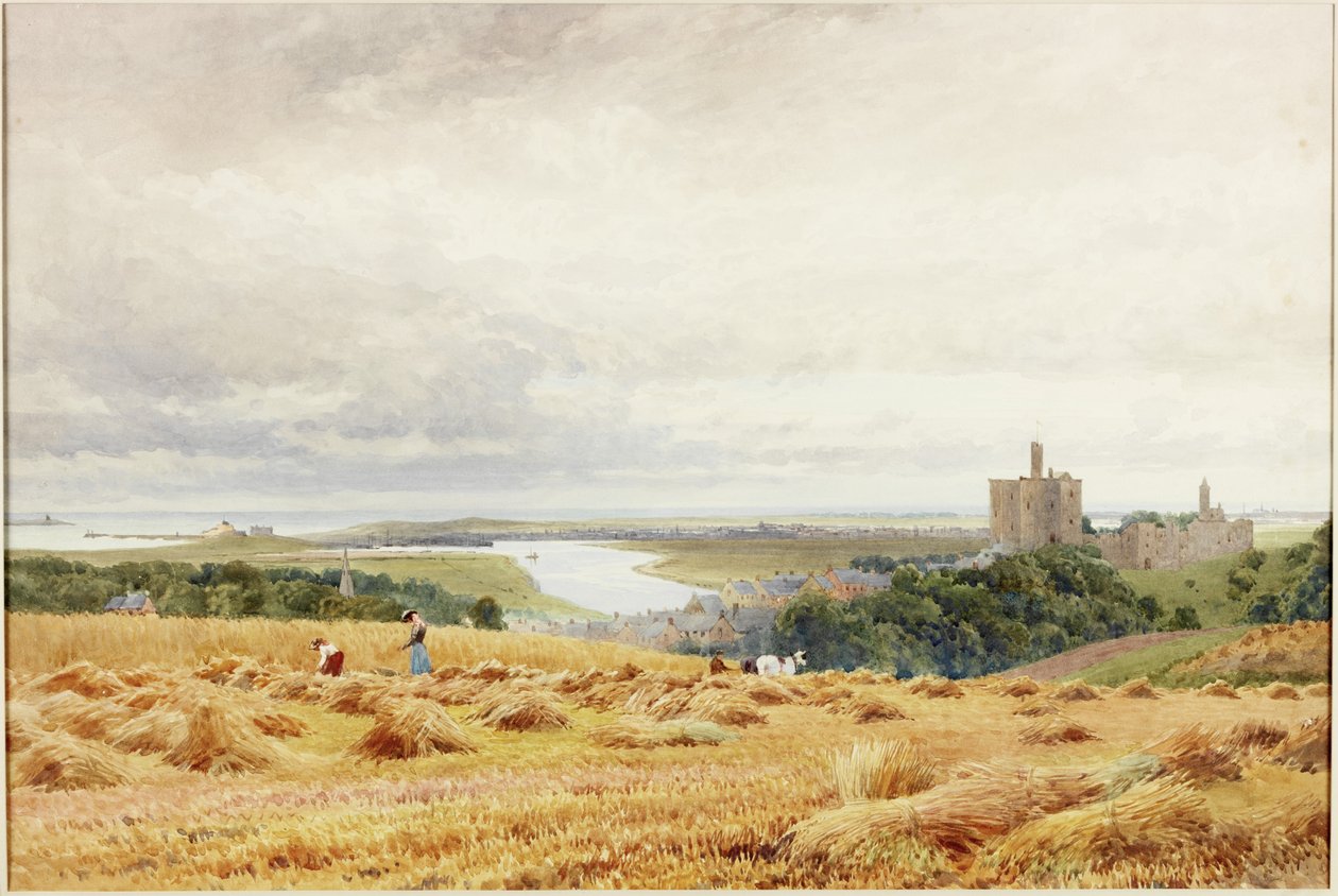 Warkworth Castle von Harold Palmer