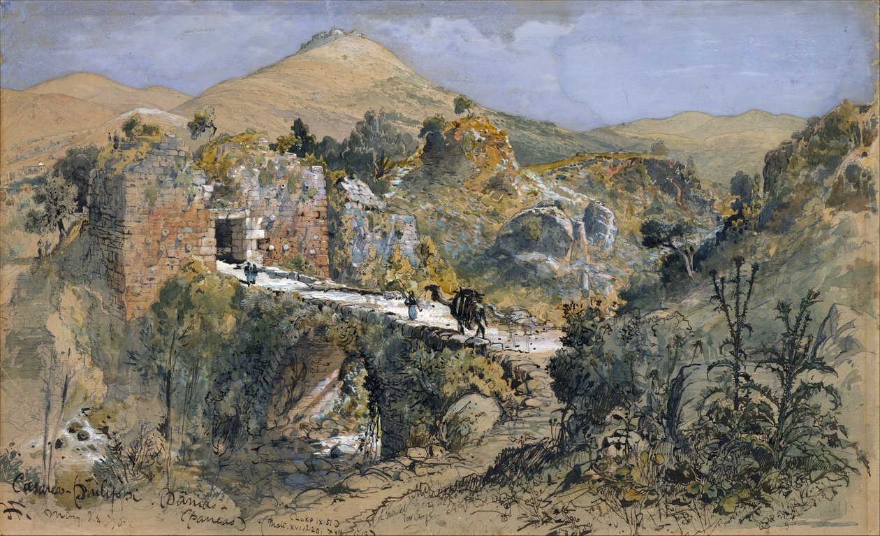 Caesarea Philippi Banias von Harry Fenn