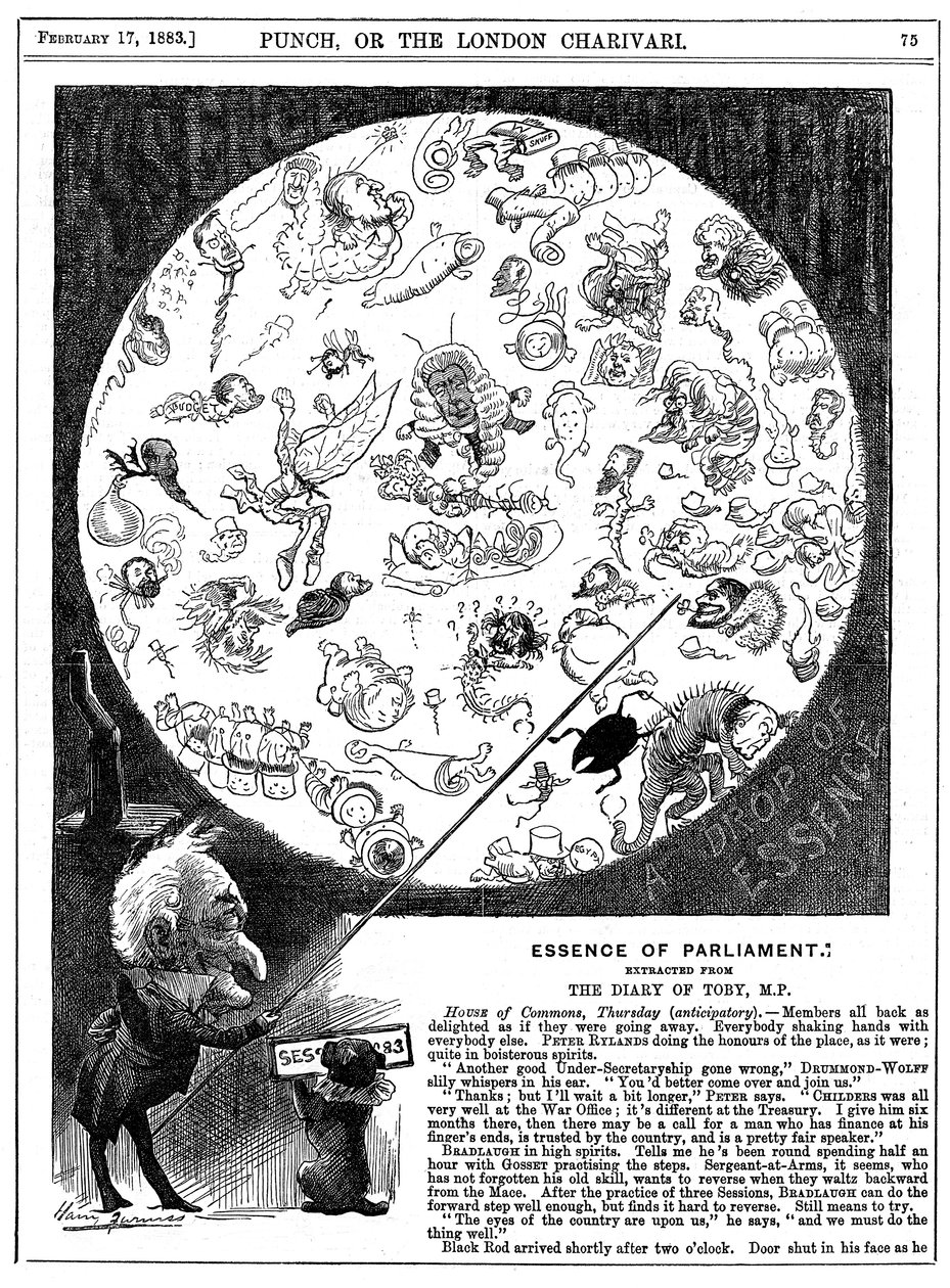 Essenz des Parlaments von Harry Furniss