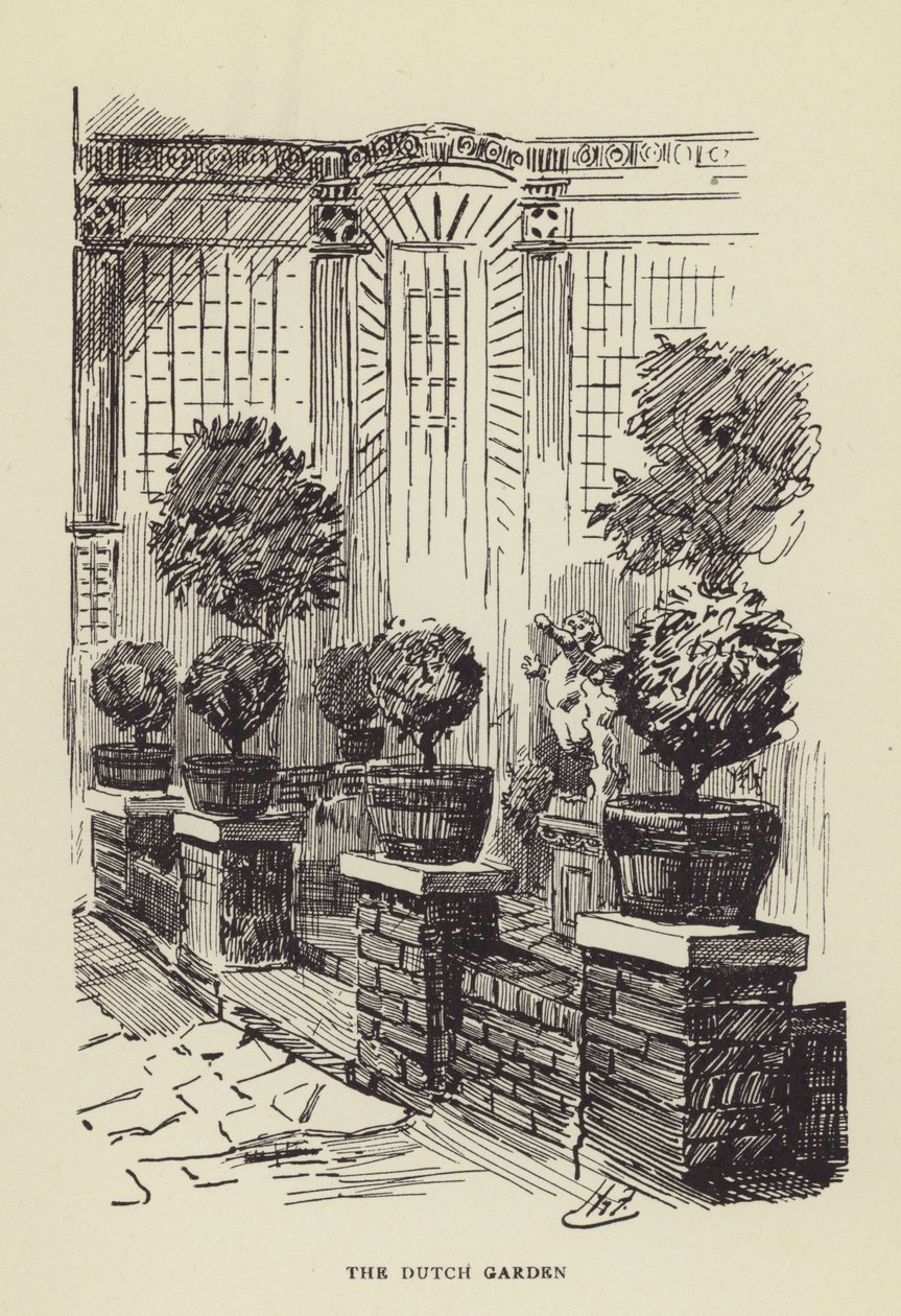 Der holländische Garten von Harry Furniss