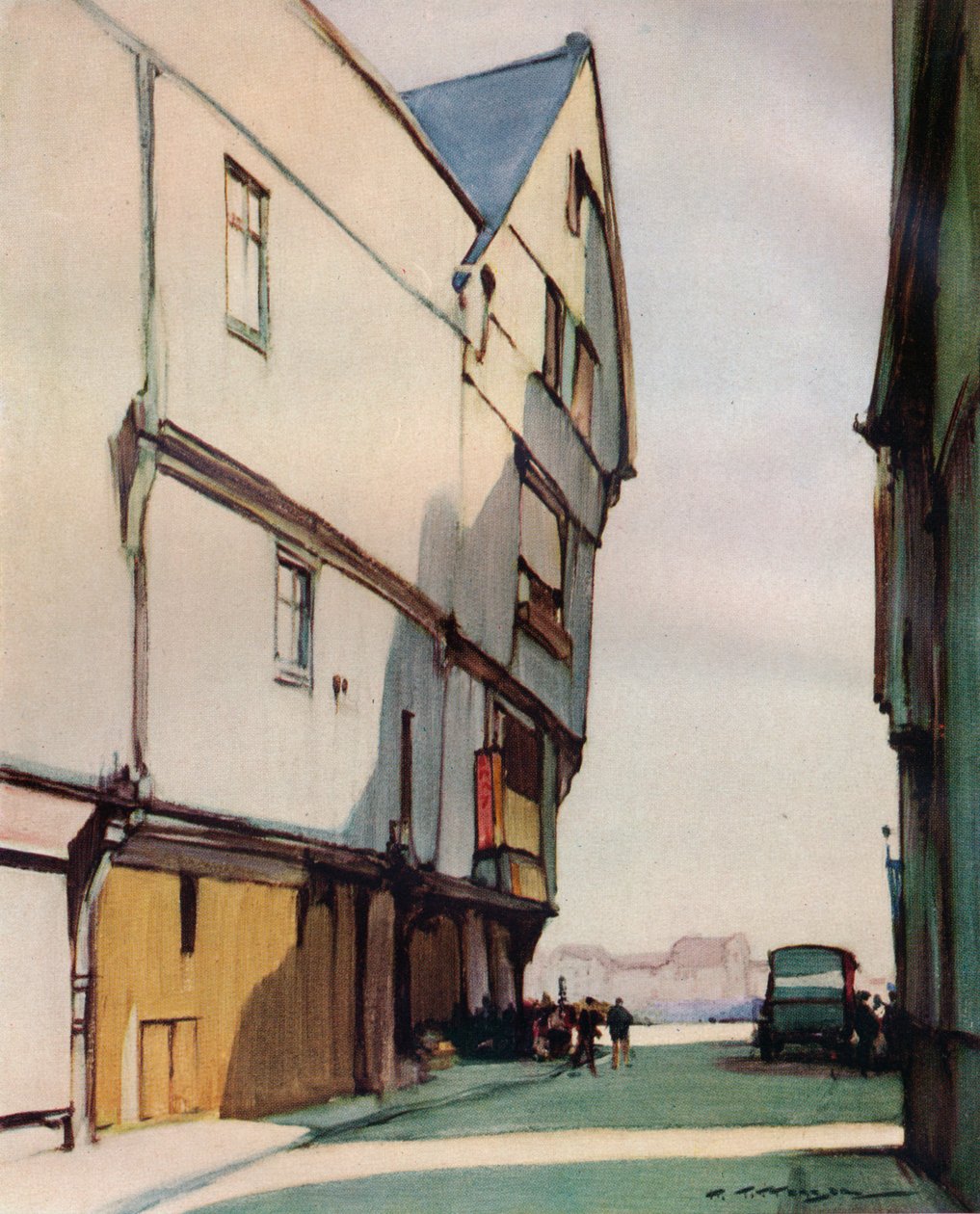 Altes Gebäude, ca. 1933 von Harry Tittensor