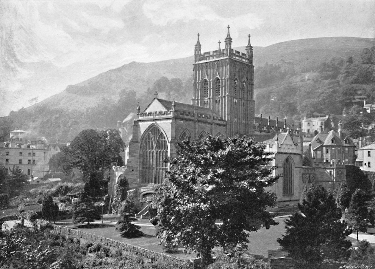 Prioratskirche, Great Malvern, ca. 1896 von Harvey Barton