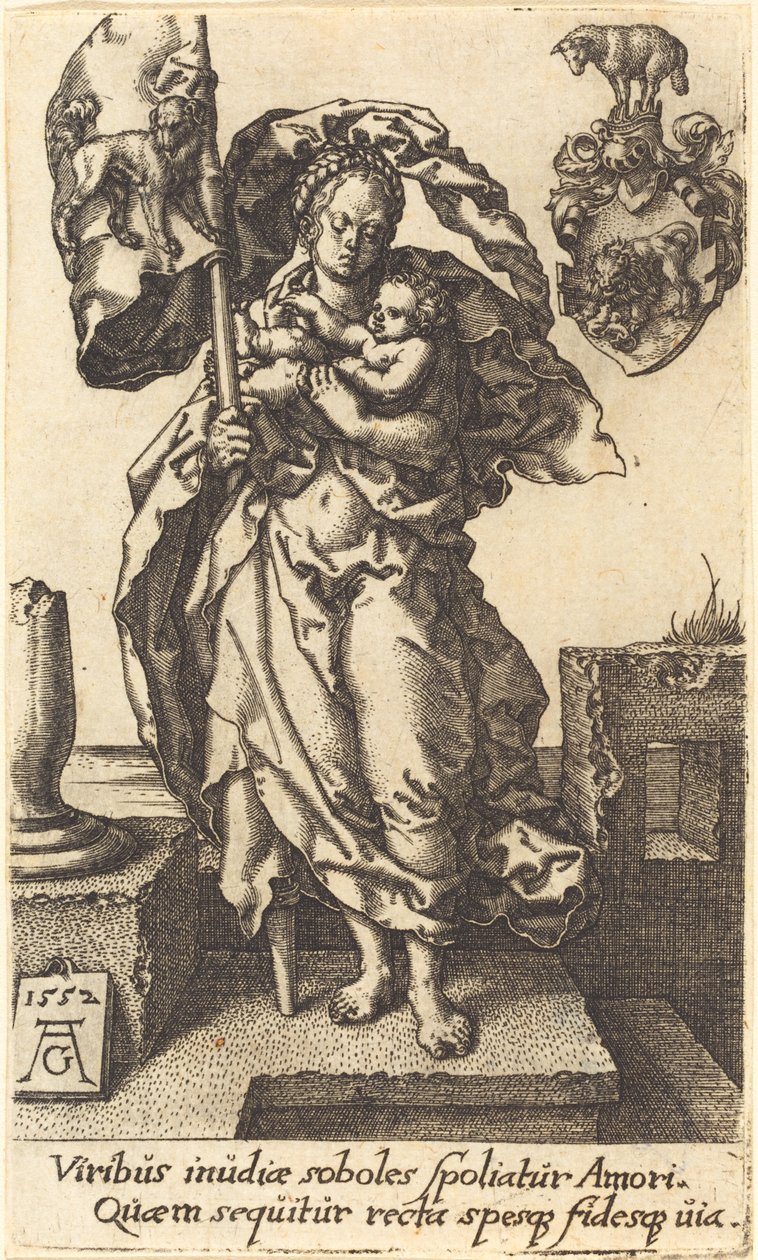 Mitgefühl, 1552 von Heinrich Aldegrever