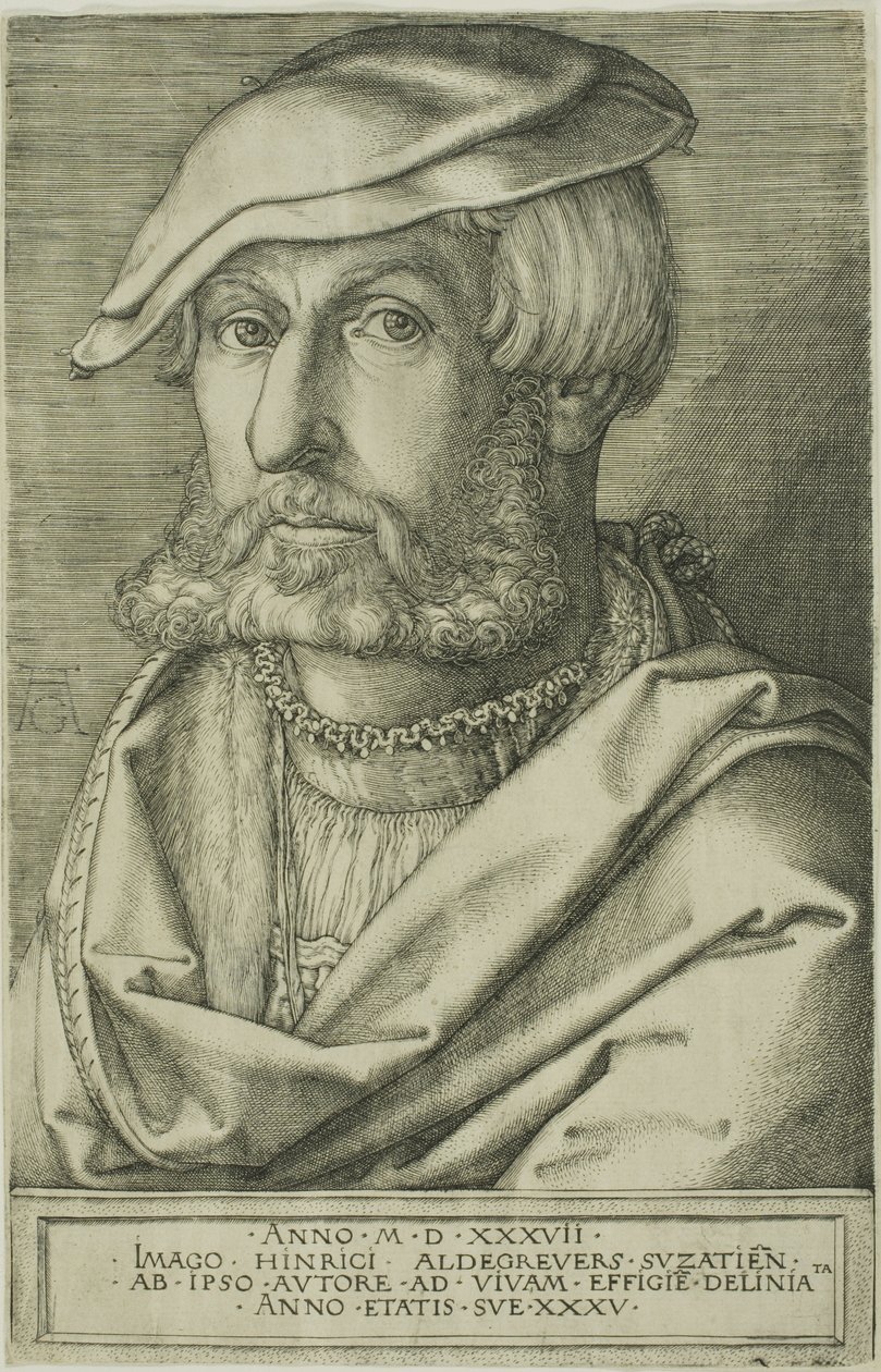 Heinrich Aldegrever, 35 Jahre alt von Heinrich Aldegrever