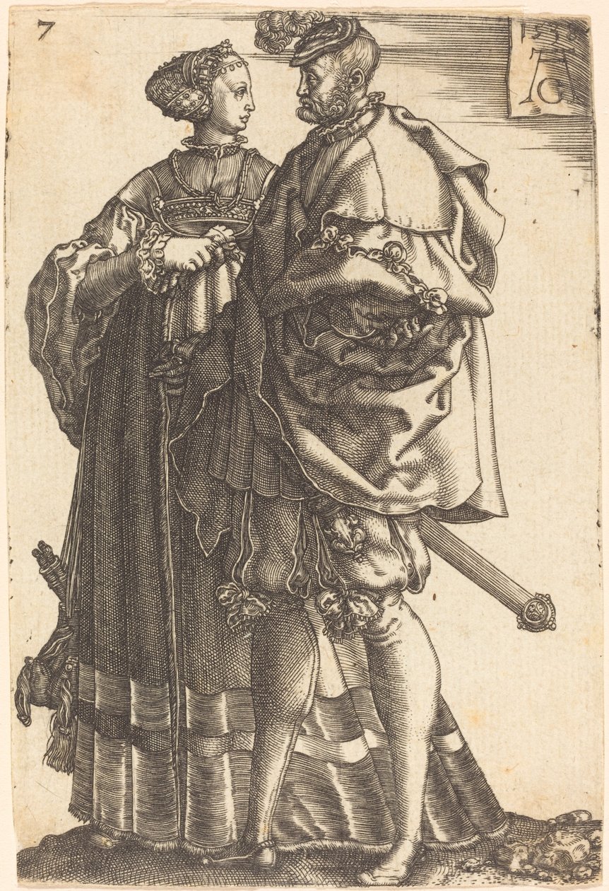 Große Hochzeits-Tänzer von Heinrich Aldegrever