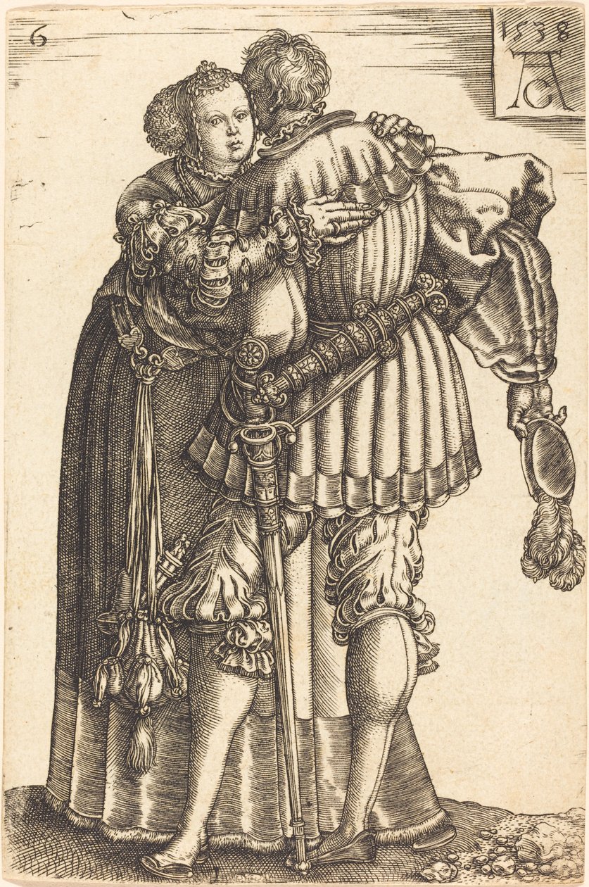 Große Hochzeits-Tänzer von Heinrich Aldegrever