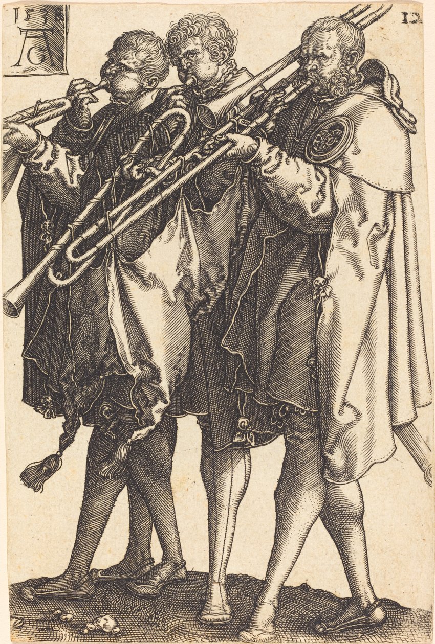 Große Hochzeitstänzer, 1538 von Heinrich Aldegrever