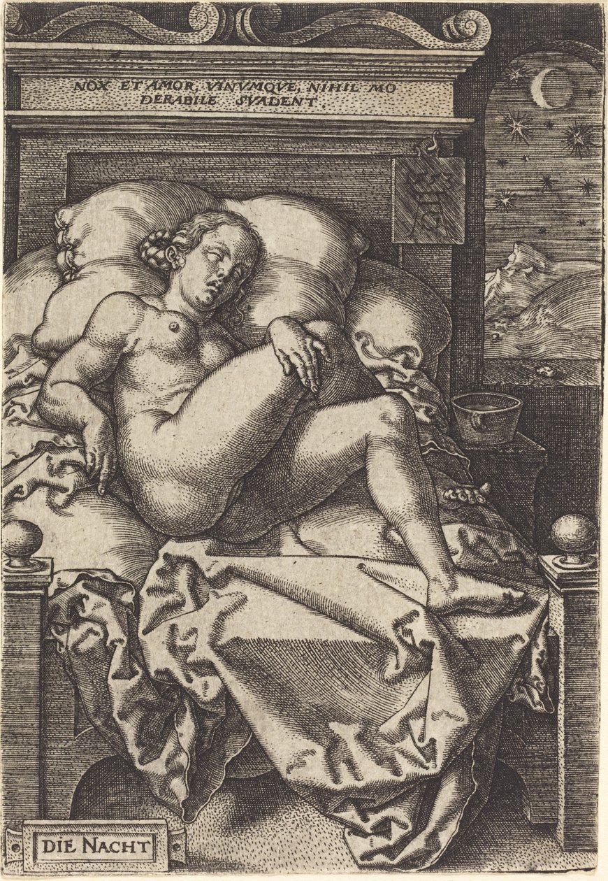 Die Nacht, 1553 von Heinrich Aldegrever