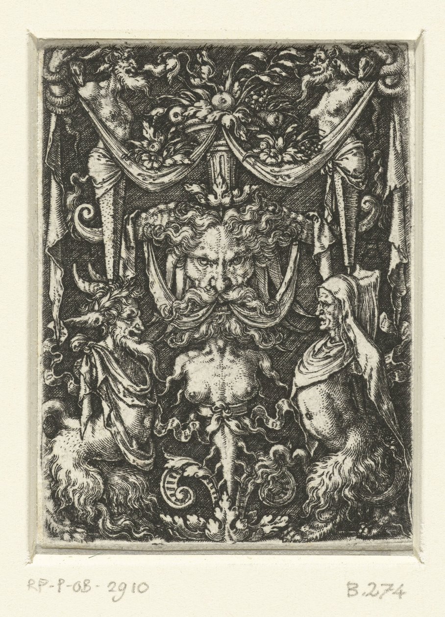 Flächendekoration mit Grotesken von Heinrich Aldegrever